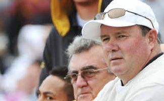 Top man: Warren Gilkinson's next rugby league 'hat' might need to be a crown. Top man: Warren Gilkinson's next rugby league 'hat' might need to be a crown.